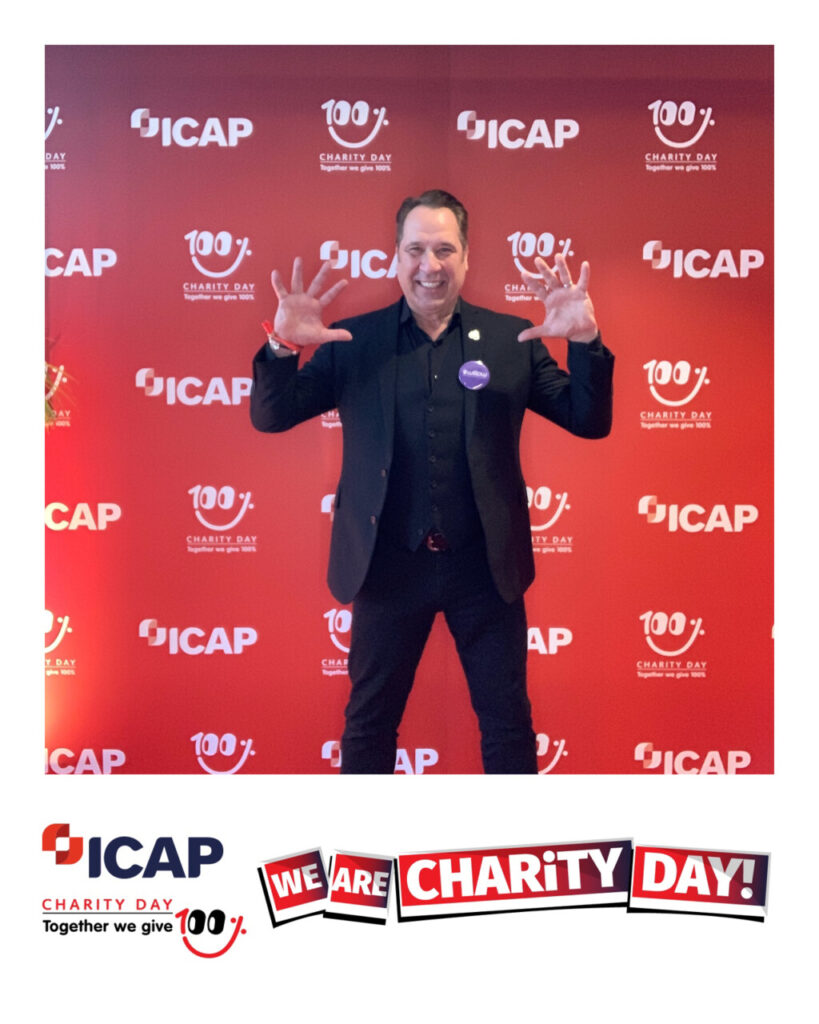 Willow Honorary President David Seaman MBE at ICAP Charity Day 2025