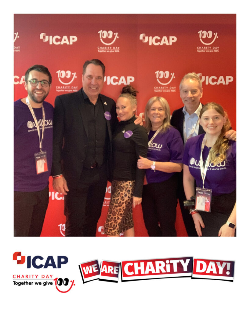 Willow Team and honorary presidents David and Frankie Seaman MBE, at ICAP Charity Day 2025
