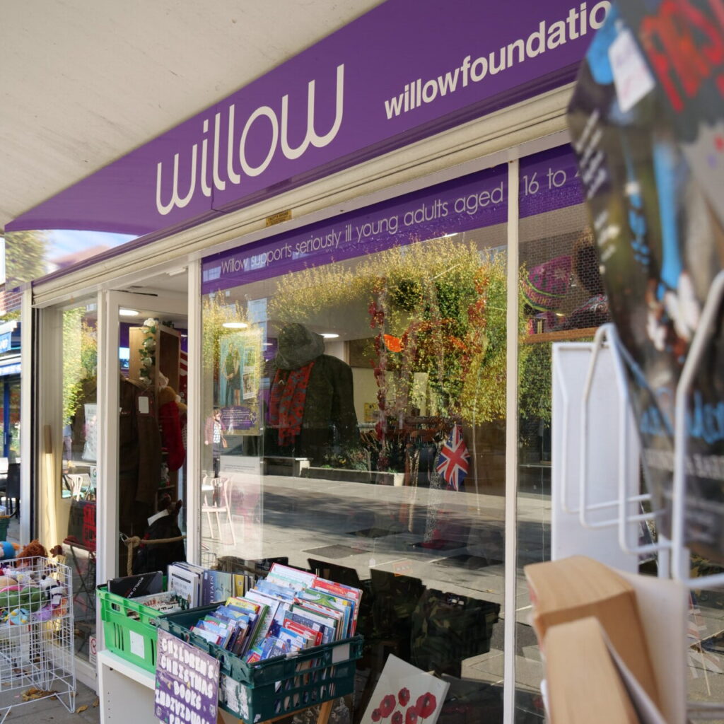 Willow Welwyn charity shop front